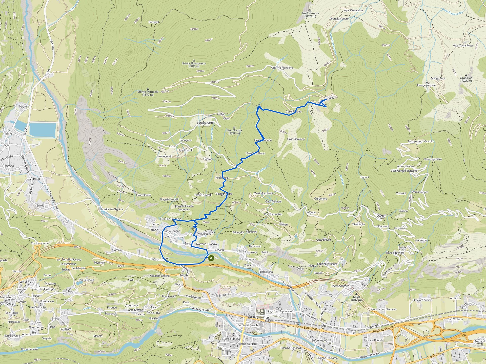 Le escursioni e trekking migliori nei dintorni di Susa | komoot